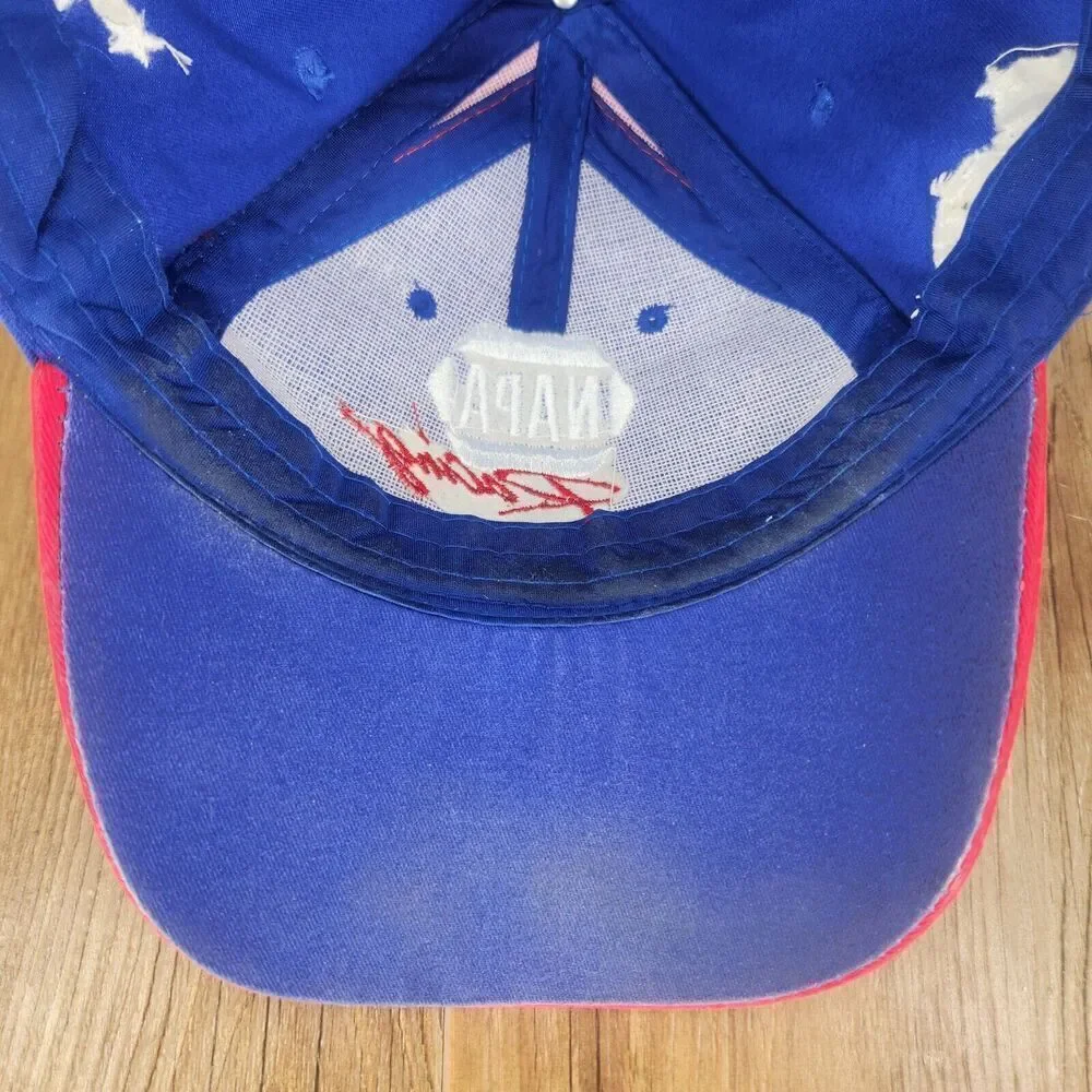 NAPA Racing Hat Cap Strap Back Blue Fallen Heros Fund #9 #28fc Cars Track Mens